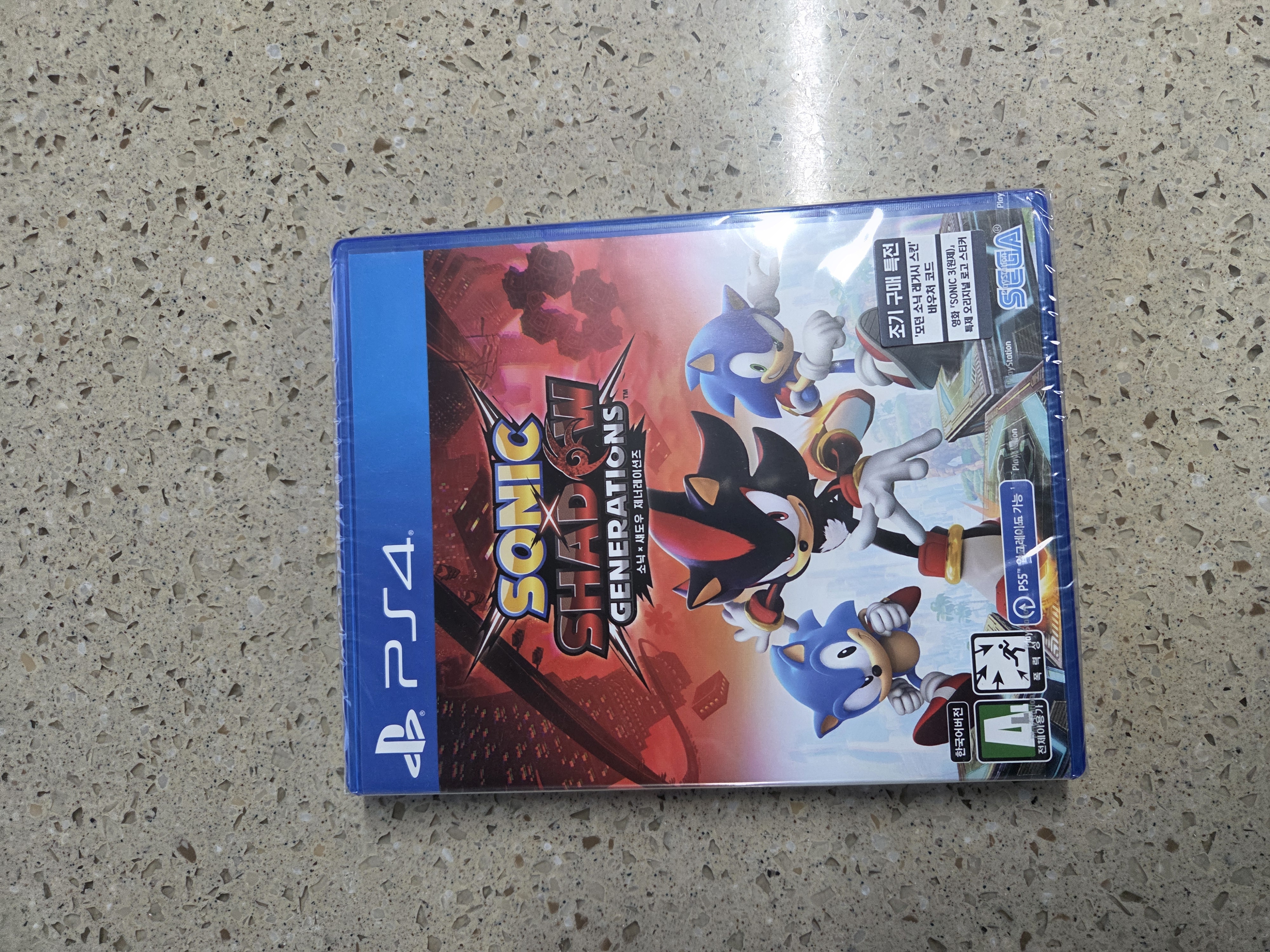 PS4 소닉x섀도우 제너레이션즈 일반판